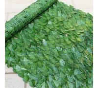 Artificial Leaf Privacy Fence, Green Ivy Wall Decor, 100x200cm Faux Plant Screen for Garden, Balcony, Yard, Home Decoration, Lush