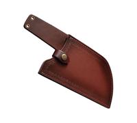 Artificial Leather Knife Sheath Brown Blade Protection for Kitchen Camping | Smooth Imitation Leather Cover for Knives and Cutters, Safer Handling during Storage, Home