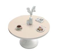 Artificial Leather Round Tablecloth,PU Leather Table Protector Wipeable Waterproof and Oil-Proof for Dining Tables,Coffee Tables