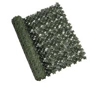 Artificial leaves - artificial hedge green panels, trellis roll with fake leaves - garden privacy screens decorative fences - for balcony house ja