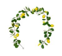Artificial Lemon Berry Garland Artificial Lemon Berry Garland 1.75M Hanging Simulation Lemon Vine Plant Garland Green Plant Decoration for Home Decor Hanging Lemon Vine Plant Garland