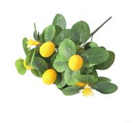 Artificial Lemon Branch with Fruit 30cm Realistic