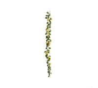 Artificial Lemon Rattan Hanging Vine for Weddings Parties and Indoor Settings, 180cm/70.8in Realistic Wall Decor with Plastic Silk Cloth Construction
