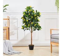 Artificial Lemon Tree Fake Plant in Pot Indoor Outdoor Decor 120cm