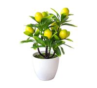 Artificial Lemon Tree - Lifelike Fake Lemon Plant with Leaves | Potted Artificial Plants for Home | Fake Lemon Plant | Potted Fake Plant for Indoor Decoration