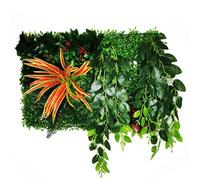 Artificial Living Wall Panels, 40 CM*60CM Simulation Decoration Artificial Flower Wisteria Vine Panel(Picture Color-02)