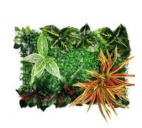 Artificial Living Wall Panels, 40 CM*60CM Simulation Decoration Artificial Flower Wisteria Vine Panel(Picture Color-05)