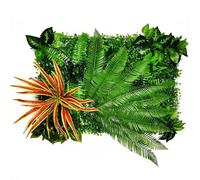 Artificial Living Wall Panels, 40 CM*60CM Simulation Decoration Artificial Flower Wisteria Vine Panel(Picture Color-07)