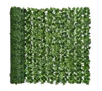 Artificial Living Wall Panels Artificial Ivy Hedge Green Leaf Fence Panels Faux Privacy Fence Screen for Home Outdoor Garden Balcony Decoration 1X3m(50X100)