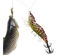 Artificial Lure for Squid Fishing Equipment for Darkness Lures Shrimp Lures Outdoor Freshwater Rivers Lakes Pond Holiday Family Night Morning