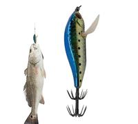 Artificial lures for squid - Artificial lures in the shape of octopus and cuttlefish with hooks, for the | for sportsmen in the sea and inland waters
