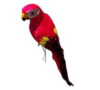 Artificial Macau 45cm - Realistic Feathers Garden Decoration, Factory Direct Ornamental for Indoor and Outdoor Use, Handcraft Vibrant Color