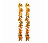 Artificial Maple Leaf Autumn Wall Hanging Designed to Enhance For Cozy Ambiance and Seasonal Look in Various Rooms (36-36)