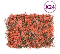 Artificial Maple Leaf Fence Outdoor Privacy Fence Screen Light Red vidaXL