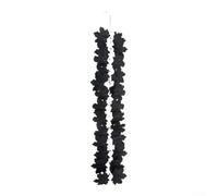 Artificial Maple Leaf Garland 100cm Silk Autumn Vine(Black)