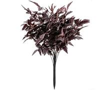 Artificial Maple Leaf Ground Stake 70cm Silk Autumn Colors Vibrant for | Silk fabric and sturdy build for realistic look and durability use in gardens or indoor harvest-themed display