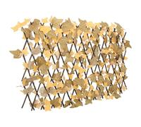 Artificial Maple Leaf Trellis Expandable Garden Privacy Screen Orange vidaXL