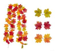 Artificial Maple Leaf Vine 170cm Realistic Autumn Decor