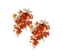Artificial Maple Leaf Wall Hanging 45cm Autumn Decor