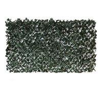 Artificial Maple Leaf Willow Screening attached to an expandable willow fence 2x1 metre