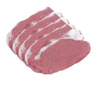 Artificial Meat Model 4pcs Simulation Meat Food Lifelike Resin Pork Model Fake Food Model for Cabinet Shops Display Decor