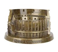 Artificial Metal Miniature Roman Colosseum, Miniature Roman Colosseum Arts Craft, Rome Colosseum Model for Office Home Desktop Decor