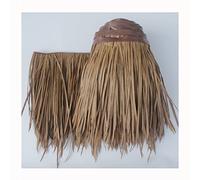 Artificial Mexican Palm Runner Roll Thatch Tile Simulation Thatch Tile Gazebo Thatch Roof Decoration Fake Straw for Tiki Bar Garden Patio Gazebos Mexican Straw Roll(Yellow b,0.5x4m/1.64X13.1ft)