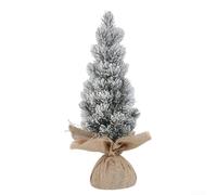 Artificial mini Christmas tree with detailed plastic branches, 45cm, perfect for holiday table decoration in For homes and offices