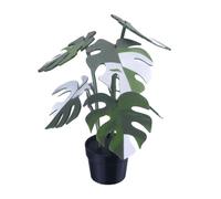 Artificial Monstera, Realistic 3D Printed Design, 8.5x8.5x0.55cm, Faux Indoor Plant With 3D Printed Leaves, Realistic Greenery Potted Décor For Home, Farmhouse, Outdoor, Floor, Front Porch, Bathroom