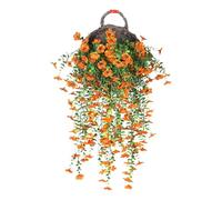 Artificial Morning Glory Flowers | Fake Morning Glory | Realistic Plants for Courtyard Patio Spring Front Balconies Wall Porch Fall Door Gazebo