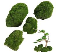 Artificial Moss - Fake Moss | Fake Green Mosses | No Watering Landscape Natural Dark Green Color Block For Crafts, Christmas, Easter Decorations, Landscaping, Florist And More