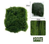 Artificial Moss for Crafting and Decorating Spaces, 50g/100g/200g, Great for Creative Home Applications (200g)