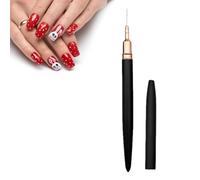 Artificial Nail Brush - Japanese Matte Black Drawing Pen, Nail Brushes | Nail Liner, Simple Winery, Professional Rose Gold Paint Tool for Painting Fl
