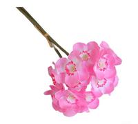 Artificial Narcissus Silk Flower Bouquet with Three Bloom Design for Wedding Arrangements, Photography Props, and Home Decor, 40 cm (Pink)