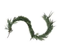 Artificial Norfolk Pine Garlands,6ft Real Touch Christmas Pine Garland,Green Artificial Greenery Garland,Greenery Winter Decoration for Holiday,Table,Wall,Window,Stairs,Indoor,Outdoor Decor