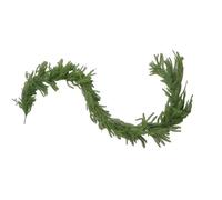 Artificial Norfolk Pine Garlands,6ft Real Touch Christmas Pine Garland,Green Artificial Greenery Garland,Greenery Winter Decoration for Holiday,Table,Wall,Window,Stairs,Indoor,Outdoor Decor
