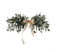 Artificial Olive Swag 50cm Realistic Faux Greenery | Lifelike green leaves, delicate blooms, no watering required, perfect for entryways, mantels