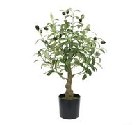Artificial Olive Tree, 60-150cm Large Artificial Olive Branches Decorative Fake Olive Plants Faux Tree for Home Office Living Room Floor Bonsai(A-60cm)