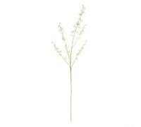 Artificial Oncidium Flower Spray 100cm Silk Wedding Decor(white) | Lifelike silk texture, 100cm long for stem, bendable wire core, no watering needed, wedding arch decor