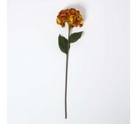 Artificial Orange Hydrangea Stem, 81 cm