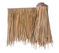 Artificial Palm Thatch Roll for Tiki Bar & Garden Decor PE Thatch Panels for Fencing Size 0.5x7m/1.6x23ft Natural Color Ideal for Parties & Events