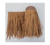 Artificial Palm Thatch Roll for Tiki Hut & Bar0.5x15m Synthetic Thatch Roofing Panel Tropical Umbrella Cover Duck Blind Grass Decoration (Yellow)