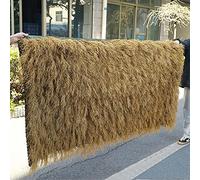 Artificial Palm Thatch RollHeat Resistant Perfect for Tiki Bars Outdoor Decor Landscaping Poolside Aesthetics Par Dets and Backyard Makeovers