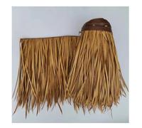 Artificial Palm Thatch Rolls Grass Roof Artificial Mexican Palm Thatch Runner, Weatherproof So Have 10 Year Life,for Tiki Bar Garden Patio Gazebos Wall(Yellow a,0.5x30m)