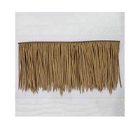 Artificial Palm Thatch Rolls Roof Thatch -0.5X1m Artificial Palm Thatch Rolls Tiki Bar Hut Grass Duck Boat Blinds Grass Runner Palapa That for Decorating Gazebo Villa Roof(Yellow f,0.5x10m)