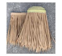 Artificial Palm Thatch Rolls, Synthetic Thatch Grass Roof, Yellow Artificial Straw Roll for Tiki Bar Hut, Patio, Party, Palapa Thatch Roofing Decorations(Yellow f,0.5x6m/1.64X19.7ft)