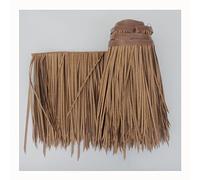Artificial Palm Thatch Rolls Thatch Roofing for Tiki Bar Waterproof, Plastic Synthetic Thatch Runner Roll for Summer Keep Cool, Outdoor Gazebo Patio Cover(Yellow e,0.5x6m/1.64X19.7ft)