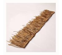 Artificial Palm Thatch Roof TilePE Straw Tiki Hut Runner for Tropical Decor Patio Umbrella Cover 0.5x15m Yellow Thatch RollsPerfect for Tiki Bars and Outdoor Spaces