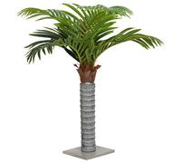 (150 cm) vidaXL Artificial Palm Tree 12 Leaves 150 cm Green artificial plant