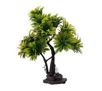 Artificial Palms Tree Fishes Tanks Decoration Underwater Plant Aquariums Environment for Fishes Hide and Breeding Stable Base Aquariums Decoration